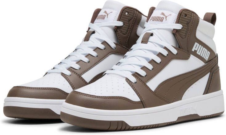 PUMA Rebound v6 Unisex Sneakers White-Flat Bronze - Foto 2