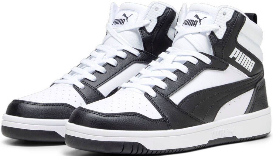 PUMA Rebound v6 Unisex Sneakers White- Black-Shadow Gray- White - Foto 3