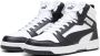 PUMA Rebound v6 Unisex Sneakers White- Black-Shadow Gray- White - Thumbnail 3