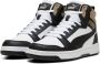 Puma Wit Zwart Rebound V6 Sneakers - Thumbnail 2