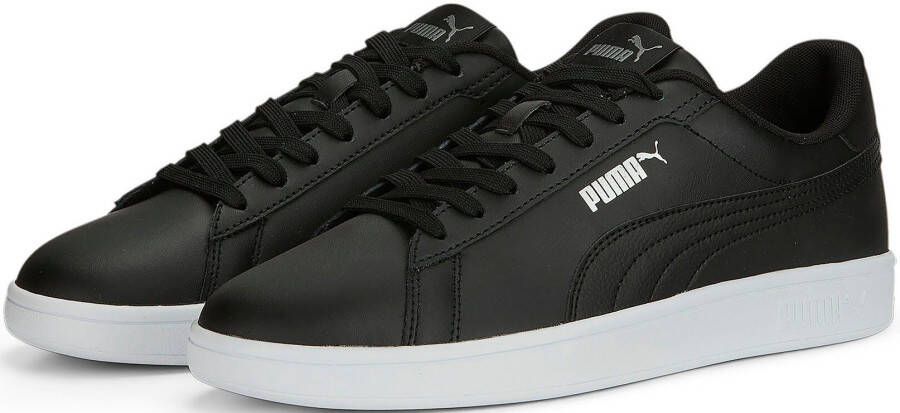 PUMA SMASH 3.0 L herensneaker leer 390987 02 zwart - Foto 1