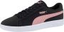 PUMA Smash v2 Buck SD Dames Sneakers Schoenen Zwart - Thumbnail 1