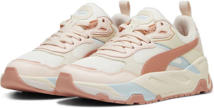 PUMA Trinity Heren Sneakers Warm White-Deeva Peach-Island Pink-Frosted Dew - Foto 4