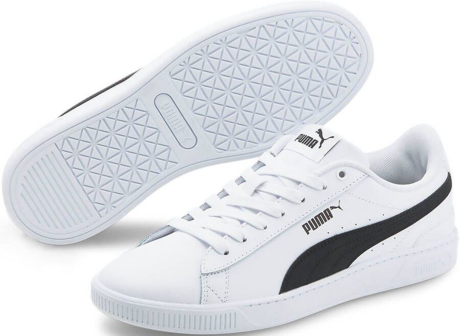 PUMA Vikky v3 Lthr Dames Sneakers White Black