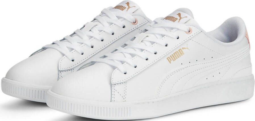 PUMA Vikky v3 Lthr Dames Sneakers White RoseDust Gold - Foto 2