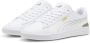 PUMA Vikky v3 Metallic Shine Dames Sneakers White- Gold- Silver - Thumbnail 1