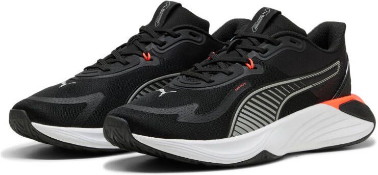 PUMA PWR Hybrid TR Unisex Sportschoenen Black- White-Glowing Red-Gray Echo - Foto 3
