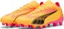 PUMA Ultra Match Gras Kunstgras Voetbalschoenen (MG) Oranje Zwart Roze - Thumbnail 4