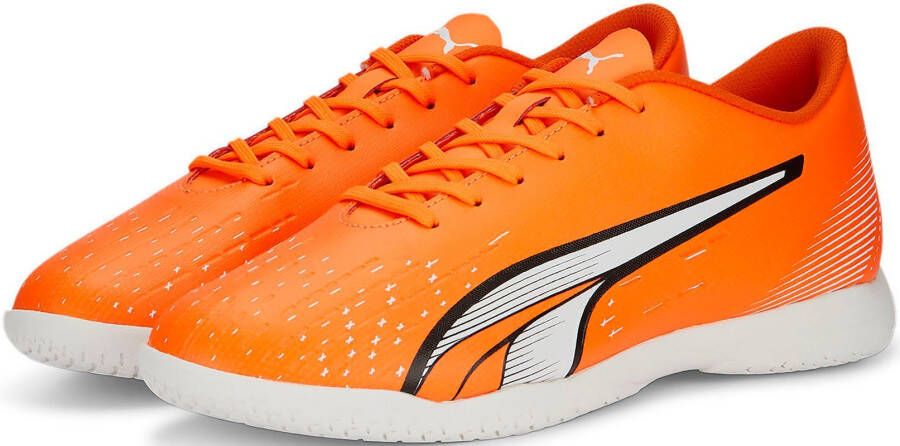 PUMA Ultra Play Zaalvoetbalschoenen (IN) Oranje Wit Blauw - Foto 2