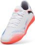 PUMA FUTURE 8 PLAY IT Unisex Sportschoenen White- Black-Glowing Red - Thumbnail 3