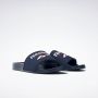 Reebok Training Fulgere Slide badslippers donkerblauw wit rood - Thumbnail 4