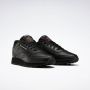 Reebok Classic Leather CL LTHR Dames Sneakers Sportschoenen Schoenen Leer Zwart GY0960 - Thumbnail 4