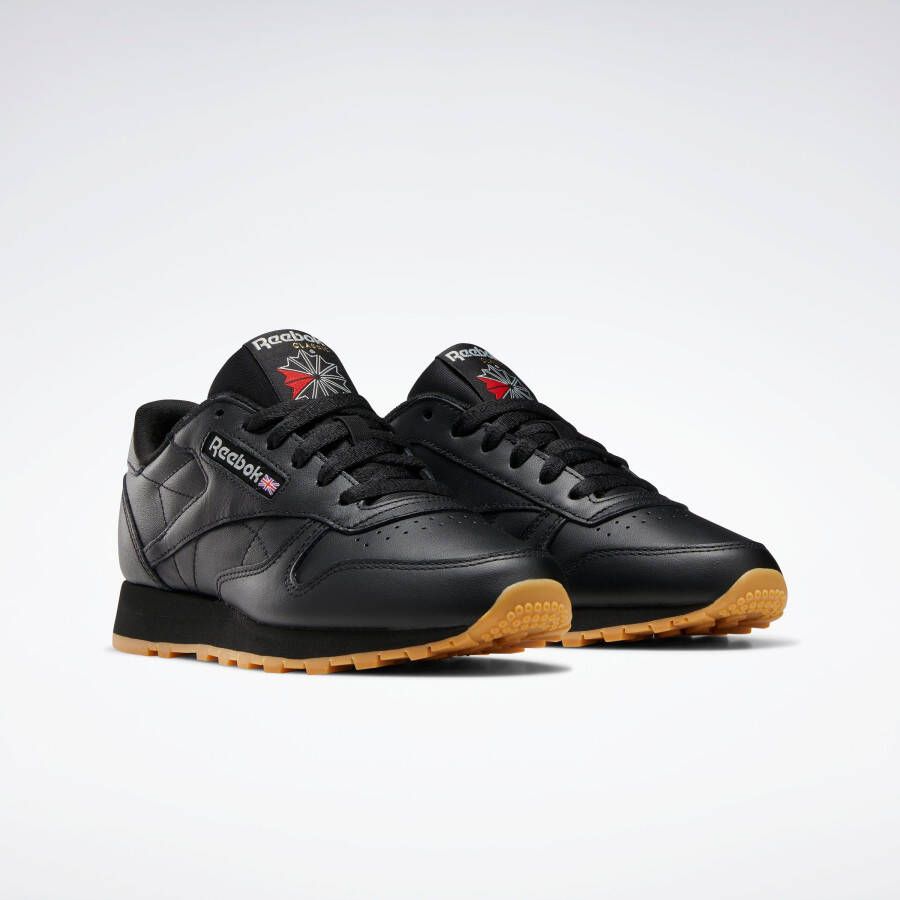 REEBOK CLASSICS Leather Sneakers Core Black Pure Grey Reebok Rubber Gum-02 Dames - Foto 3