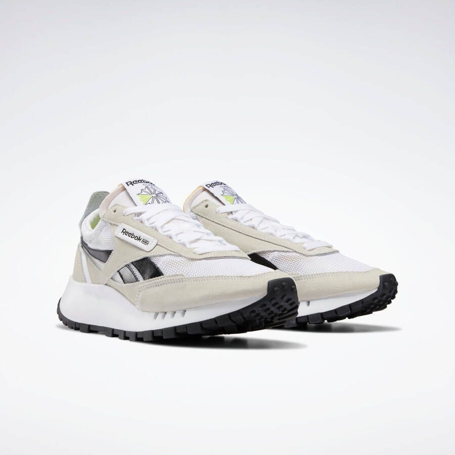 Reebok classic leather legacy schoenen Cloud White Core Black Acid Yellow - Foto 3