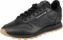 Reebok classic leather schoenen Intense Black Gum Dames - Thumbnail 3