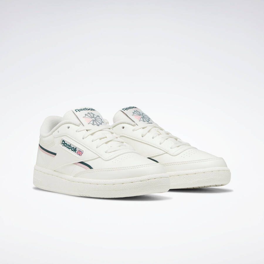 Reebok CLUB C 85 VEGAN Wit Leerlook Lage sneakers Dames - Foto 5