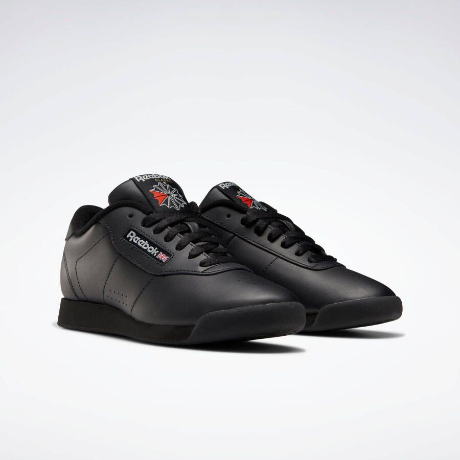Reebok Classics Princess Leather Dames Sneakers Sportschoenen Schoenen Zwart CN2211 - Foto 2