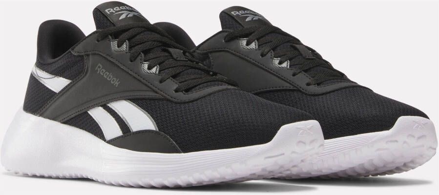 Reebok LITE 4 Zwart Wit Grijs Heren Sportschoenen Zwart Wit Grijs - Foto 2