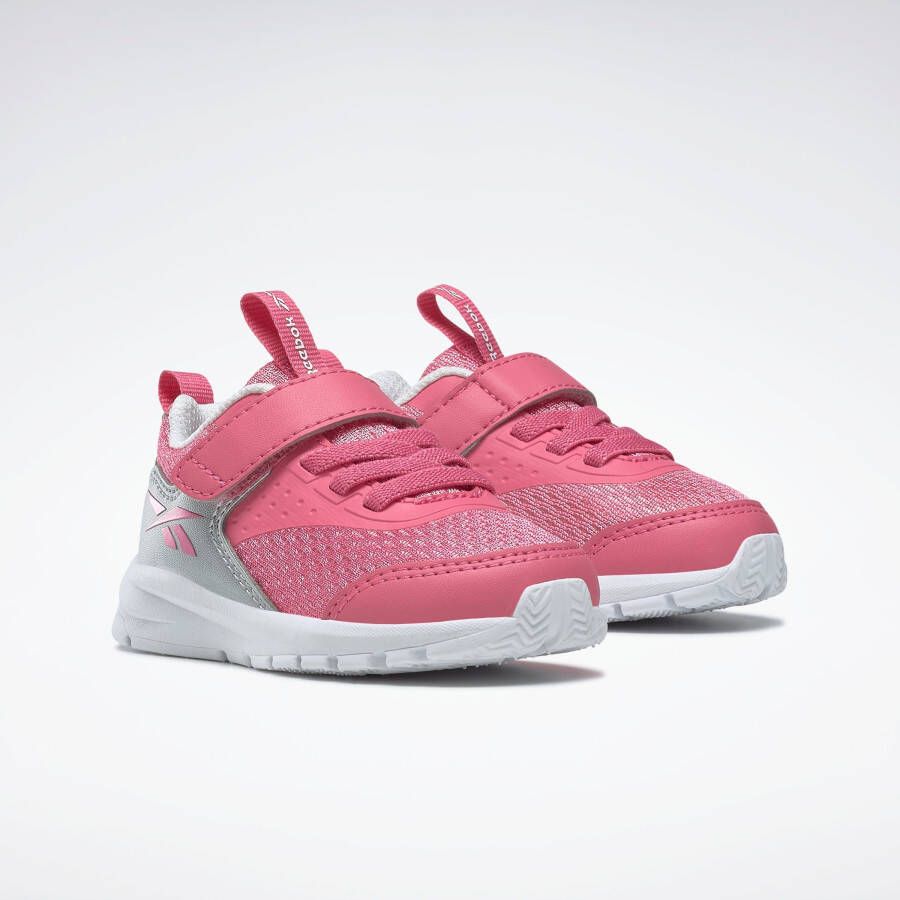Reebok Training Rush Runner 4.0 sportschoenen roze zilver metallic wit - Foto 2