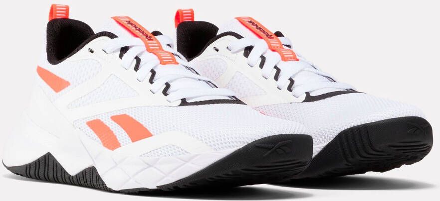 Reebok Training NFX trainer fitness schoenen wit oranje zwart - Foto 3