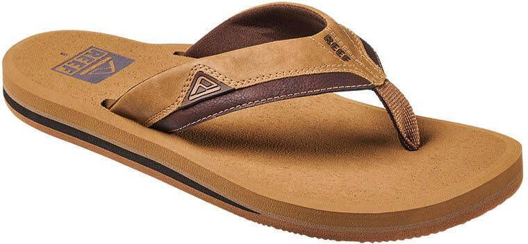 Bruin Tinten Cushion Teenslippers Zomer slippers Heren Cognac - Foto 5