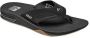 Reef Fanningblack Silver Heren Slippers Zwart Zilver - Thumbnail 6