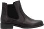 Remonte Chelsea-boots blokhak laarsjes business schoen accenten in reptiel-look - Thumbnail 2