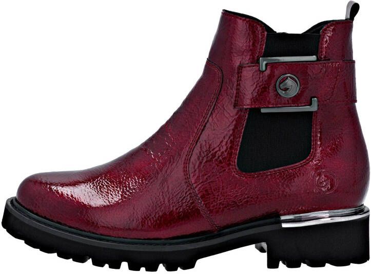 Remonte Chelsea-boots blokhak laarzen enkellaars met praktische binnenrits