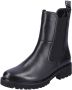 Remonte Comfortabele Leren Chelsea Boot Black Dames - Thumbnail 3