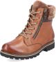 Remonte Hoge veterschoenen met rits aan de buitenkant - Thumbnail 2