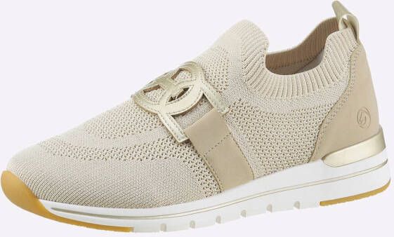 Remonte Slip-on sneakers vrijetijdsschoen lage schoen slipper met elastische band aan de schacht