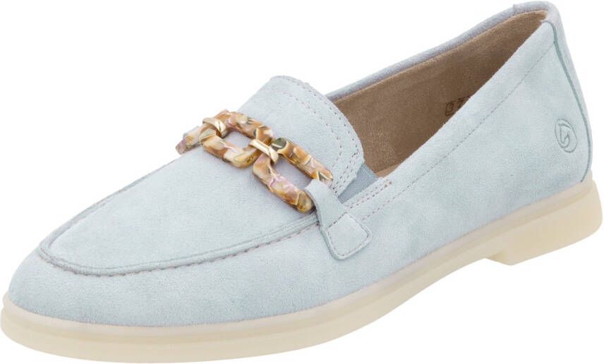Remonte Loafers Elisabeth Hurley-Collection slipper lage schoen business schoen met modieuze sierketting