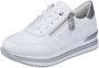 Remonte Plateausneakers met tweekleurige zool vrijetijdsschoen lage schoen veterschoen - Thumbnail 1