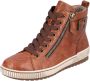 Remonte Plateausneakers vrijetijdsschoen high-top sneaker veterschoen met trendy siergesp - Thumbnail 2