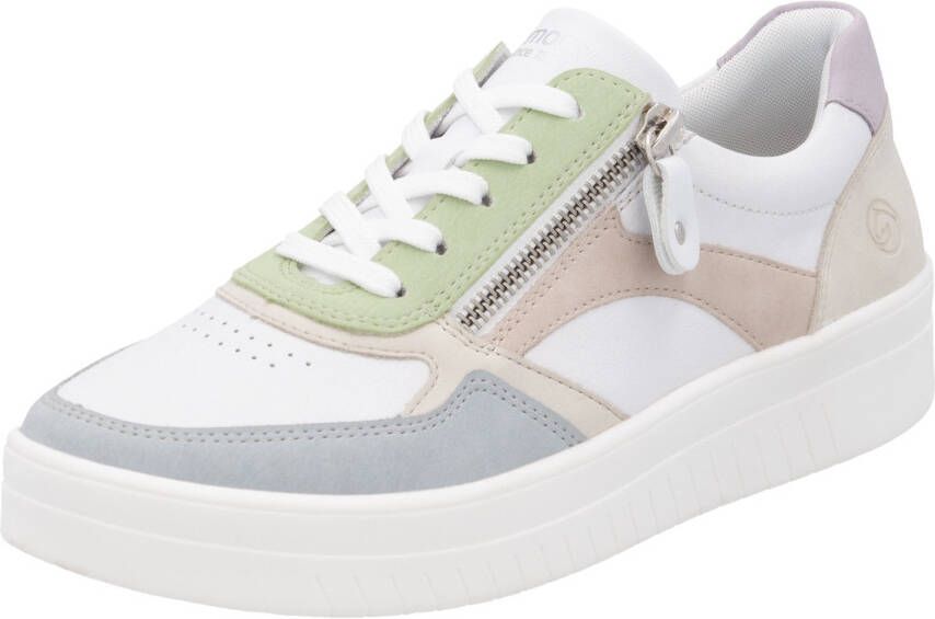 Remonte Plateausneakers vrijetijdsschoen lage schoen veterschoen in smalle vorm