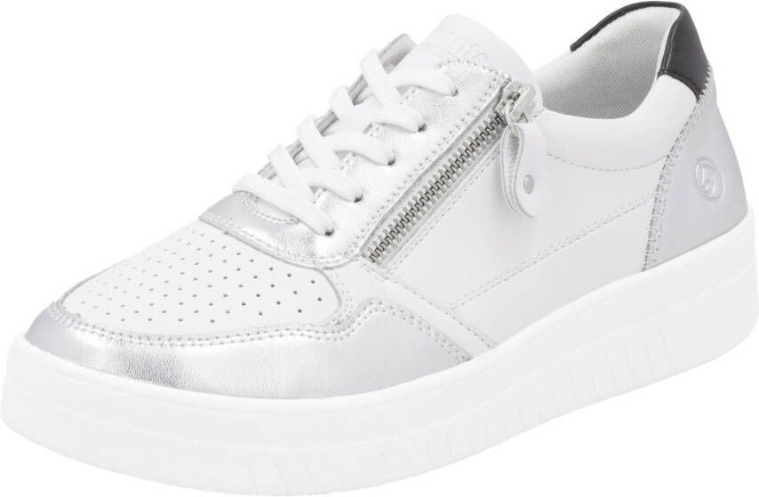 Remonte Plateausneakers vrijetijdsschoen lage schoen veterschoen met schachtversteviging