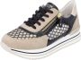 Remonte Plateausneakers vrijetijdsschoen lage schoen veterschoen vegan contrastafwerking - Thumbnail 2