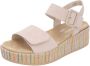 Remonte Sandaaltjes Elisabeth Hurley-Collection Sleehak zomerschoen sandaal met bandjes en bekleed plateau - Thumbnail 1