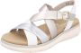 Remonte Sandalen Elisabeth Hurley-Collection sleehak zomerschoen sandaal met kruisbandage - Thumbnail 3