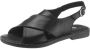 Remonte black casual open sandals Black Dames - Thumbnail 3