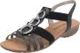 Remonte Sandalen sleehak zomerschoen sandaal met elastische banden - Thumbnail 2