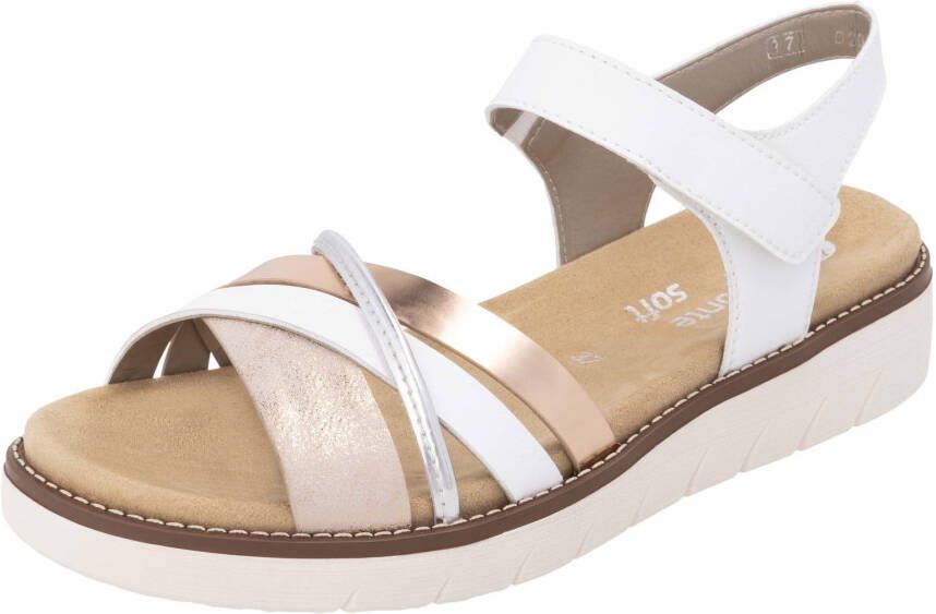 Remonte Sandalen sleehak zomerschoen sandalette met uitneembare zachte inlegzool