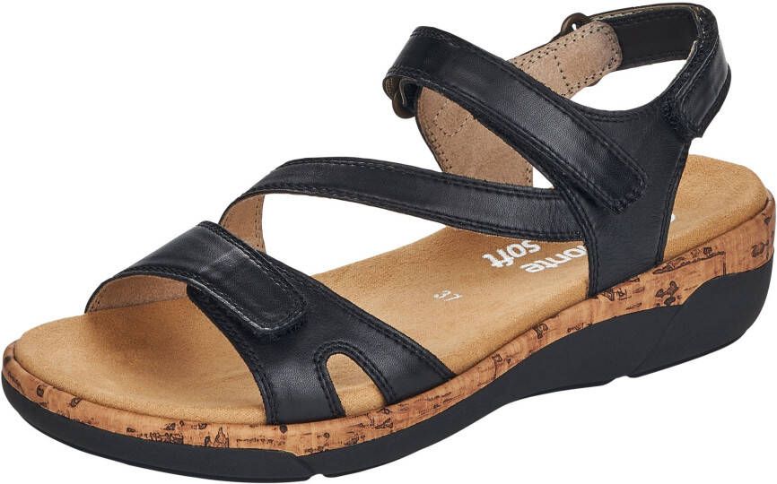 Remonte Sandalen zomerschoen sandaal sleehak in sportieve look