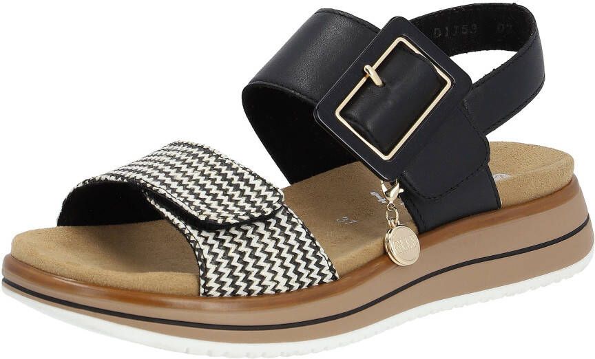Remonte Sleehaksandaaltjes ELLE-Collection zomerschoen sandalen comfortschoen met praktische klittenbandsluitingen - Foto 2