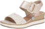 Remonte Sleehaksandaaltjes ELLE-Collection zomerschoen sandalen comfortschoen met klittenband onder de decoratieve gesp - Thumbnail 2