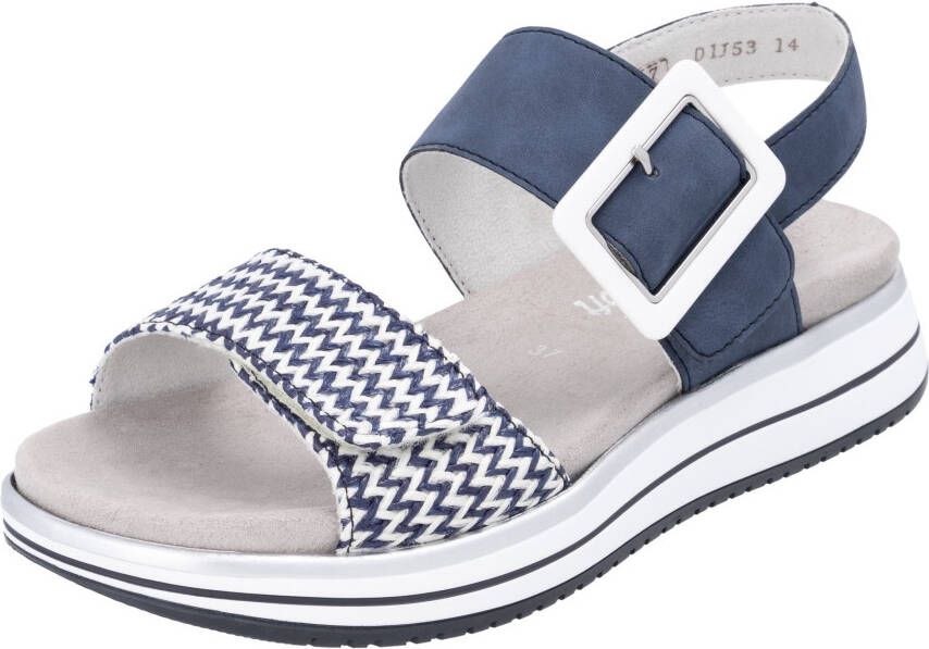 Remonte Sleehaksandaaltjes ELLE-Collection zomerschoen sandalen comfortschoen met praktische klittenbandsluitingen