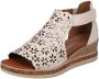Remonte Dames sandalen Plat Gebroken wit - Thumbnail 3