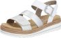 Remonte Sleehaksandaaltjes sleehak zomerschoenen sandalen in vegan verwerking - Thumbnail 3