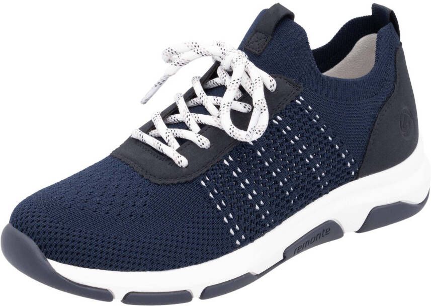 Remonte Slip-on sneakers vrijetijdsschoen lage schoen slipper instapschoen met aantrek-lussen