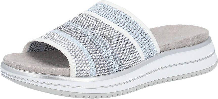 Remonte Slippers sleehak zomerschoen slippers met praktische elastische rand